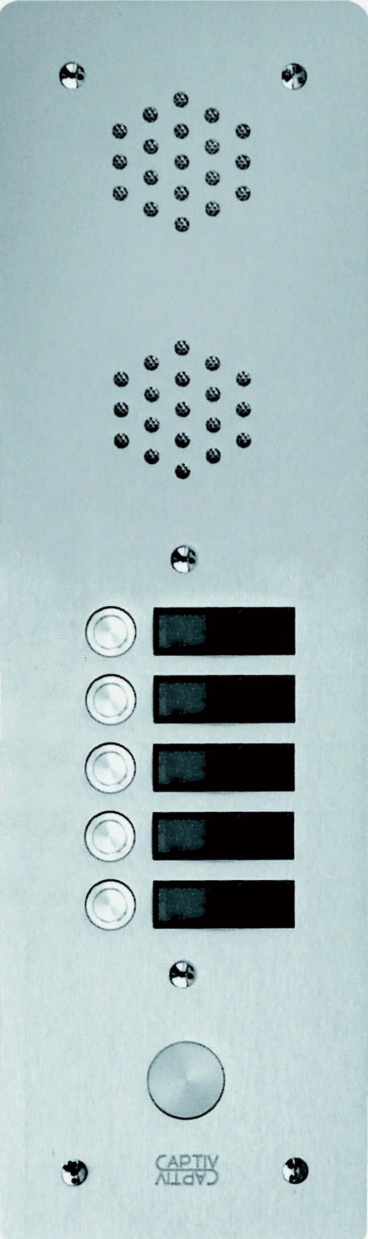 Urmet - Plaque Av Alu 6Mm 1R 05Bp