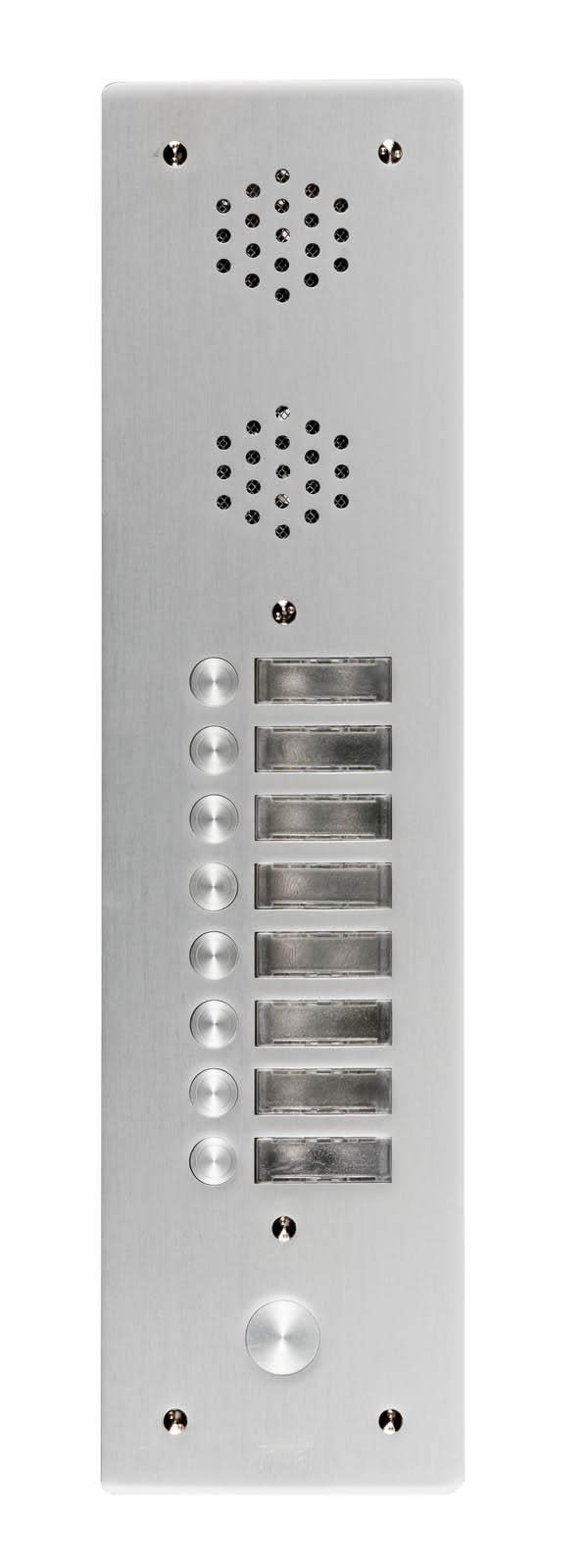 Urmet - Plaque Av Alu 6Mm 1R 08Bp pour systèmes URMET