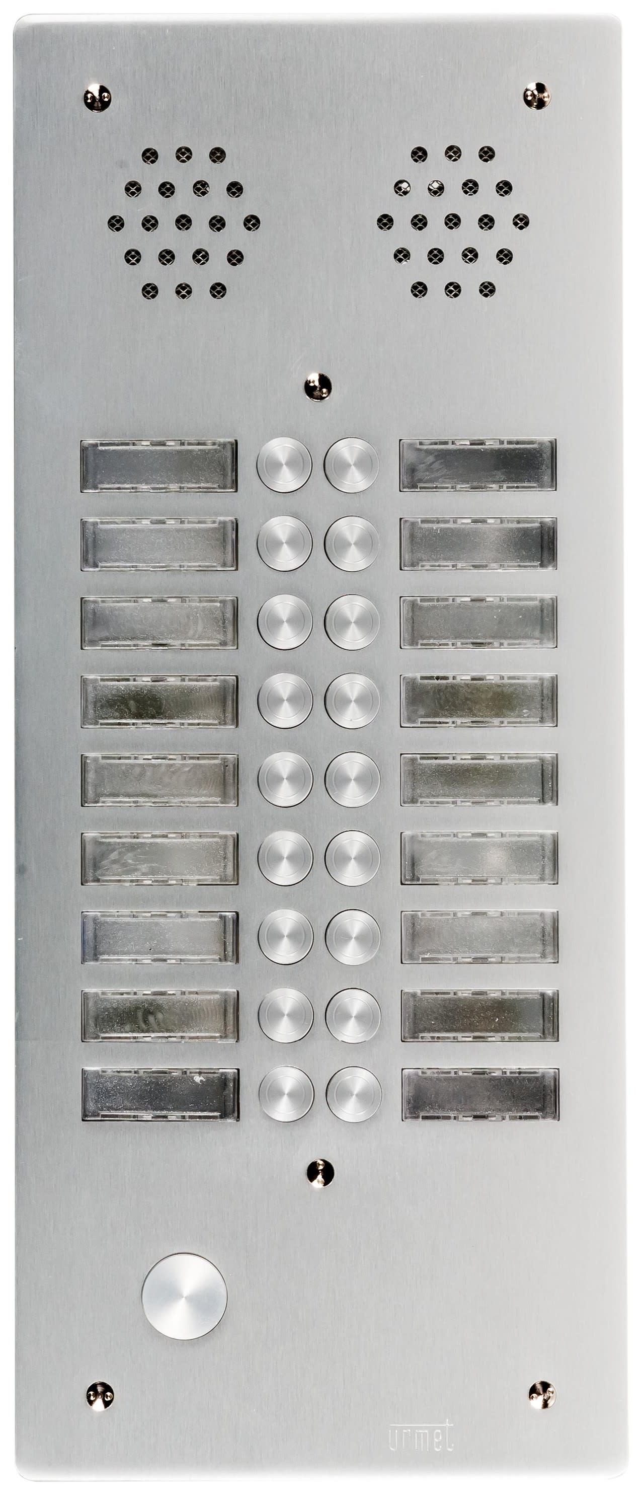 Urmet - Ce produit est Plaque A.V Alu 6Mm 2R 18Bp pour systèmes URMET