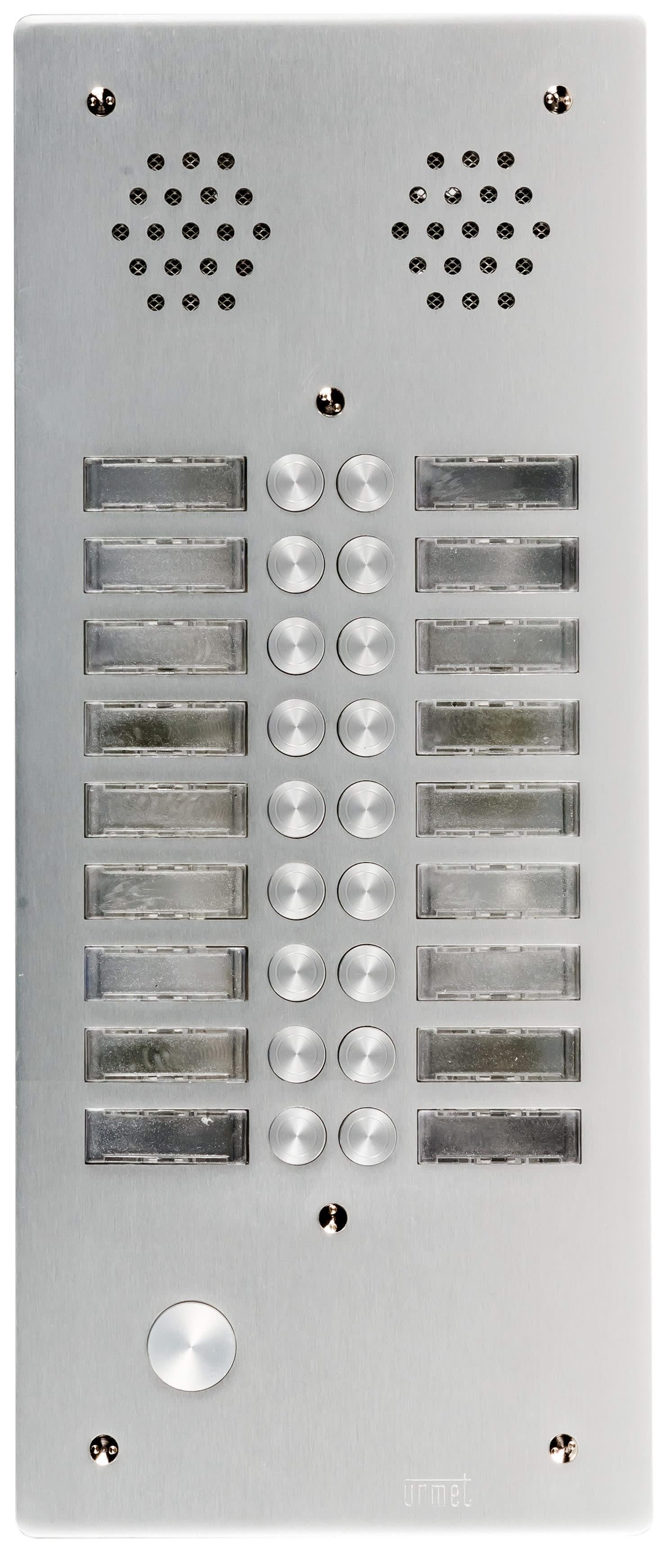 Urmet - Plaque A.V Alu 6Mm 2R 18Bp