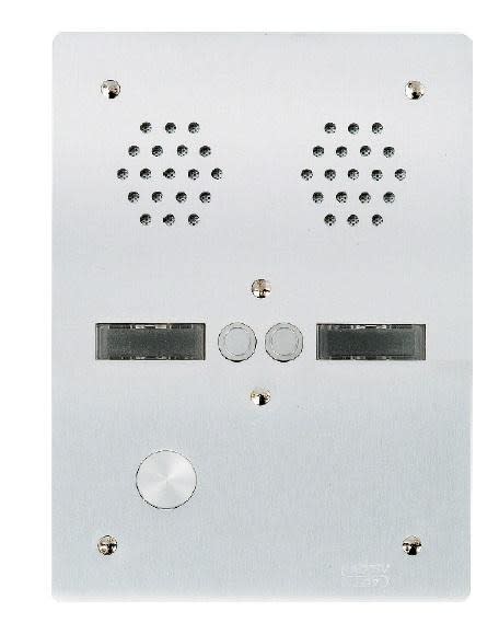 Urmet - Plaque Alu 6Mm 2R 2Bp