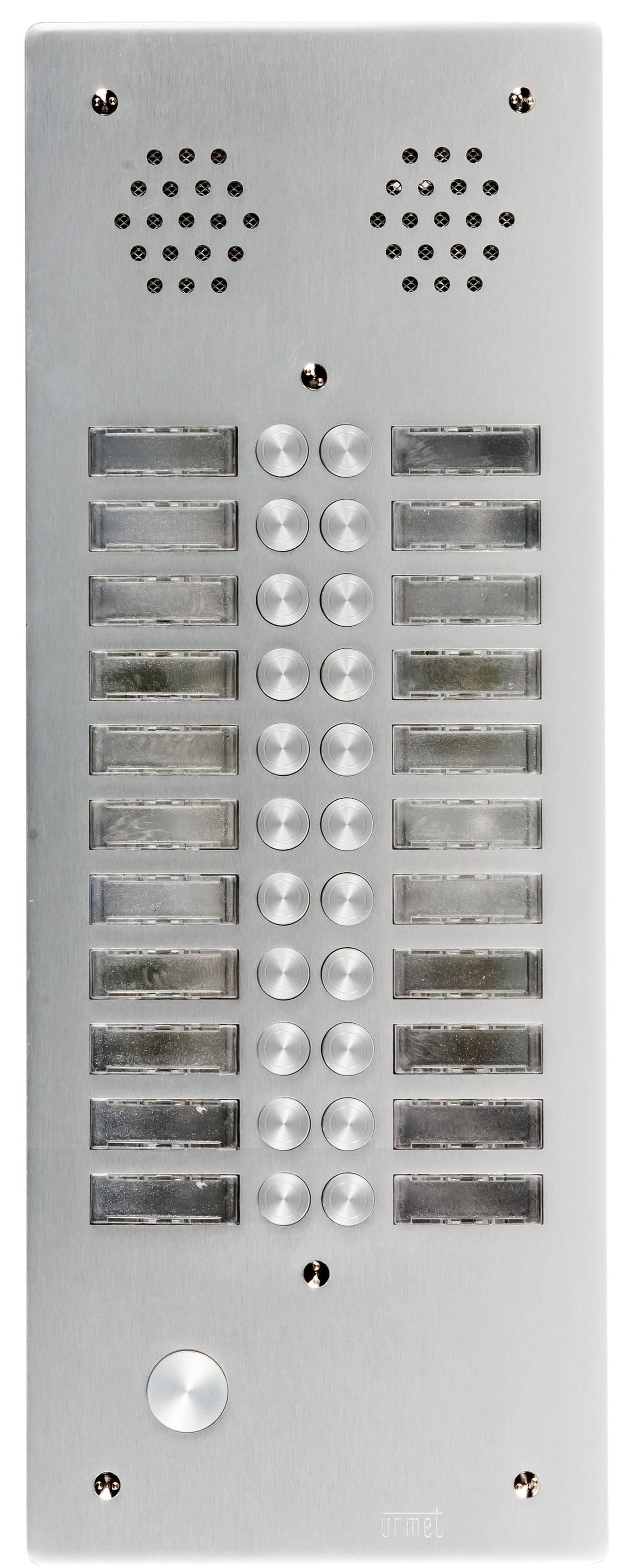 Urmet - Ce produit est Plaque A.V Alu 6Mm 2R 22Bp pour systèmes URMET