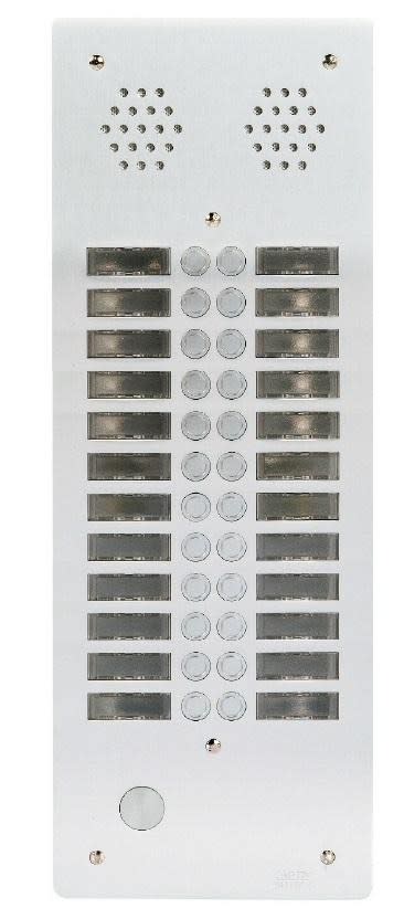 Urmet - Plaque A.V Alu 6Mm 2R 24Bp