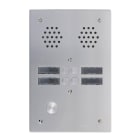 Urmet - Ce produit est Plaque A.V Alu 6Mm 2R 04Bp pour systèmes URMET