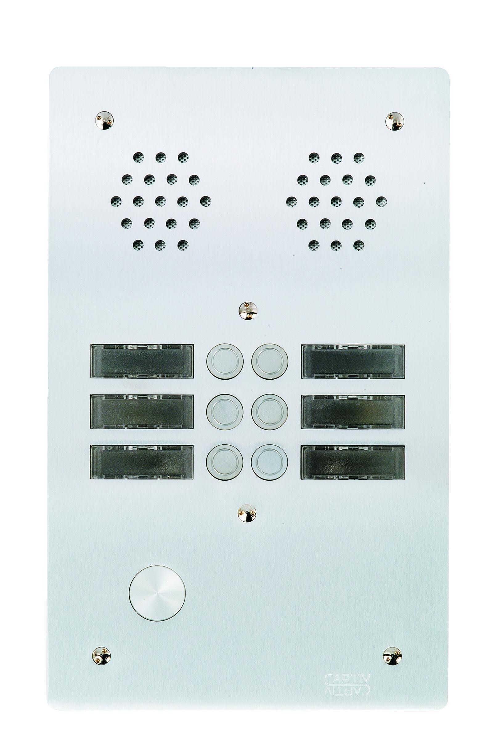 Urmet - Plaque A.V Alu 6Mm 2R 06Bp