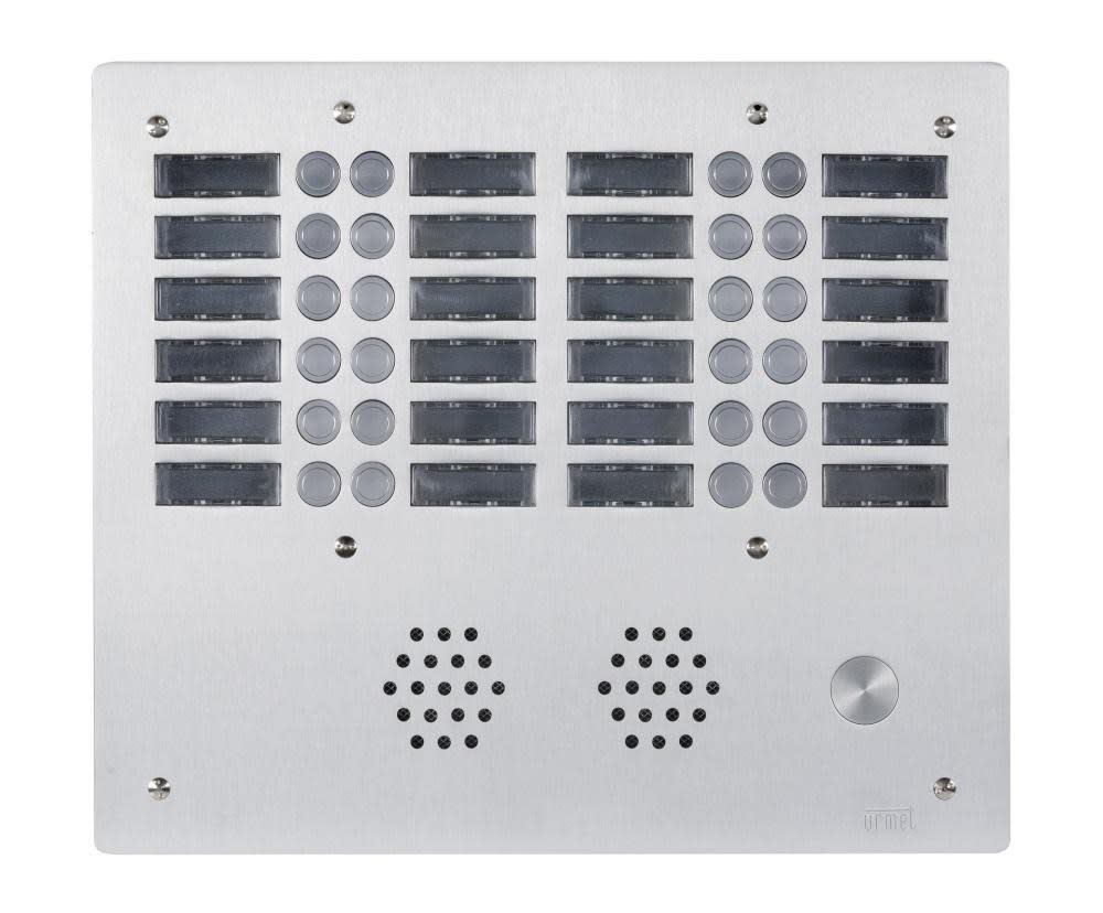 Urmet - Plaque A.V Alu 6Mm 4R 24Bp