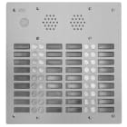 Urmet - Ce produit est Plaque A.V Alu 6Mm 4R 28Bp pour systèmes URMET