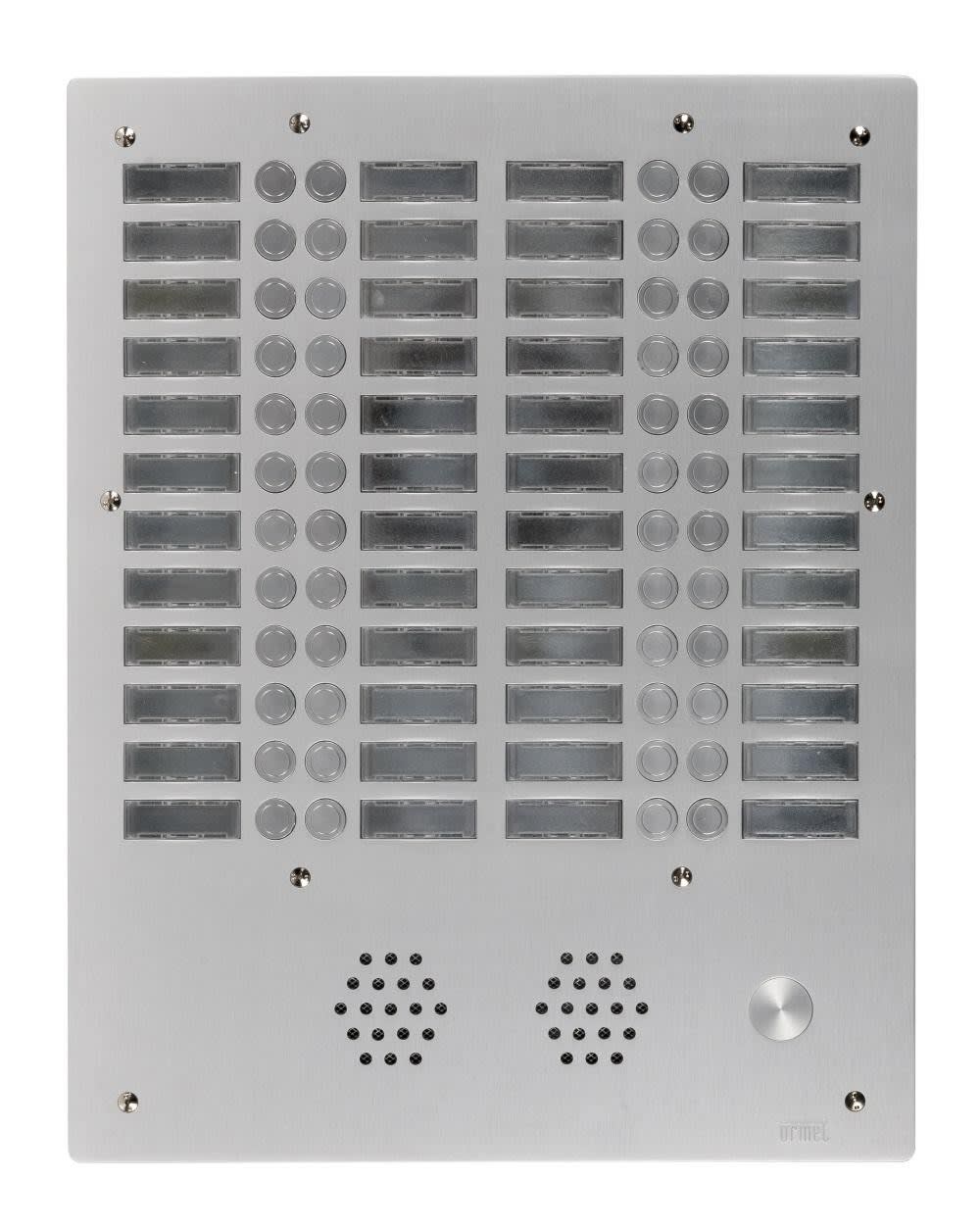 Urmet - Plaque A.V Alu 6Mm 4R 48Bp