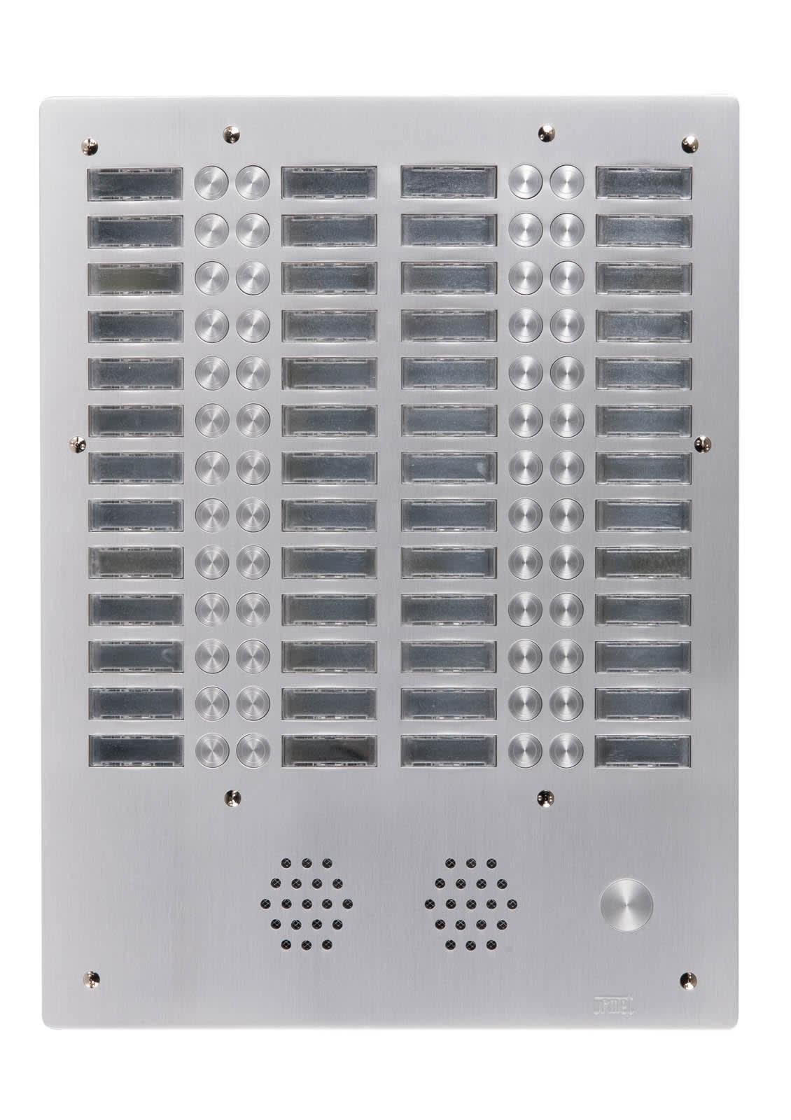 Urmet - Ce produit est Plaque A.V Alu 6Mm 4R 52Bp pour systèmes URMET