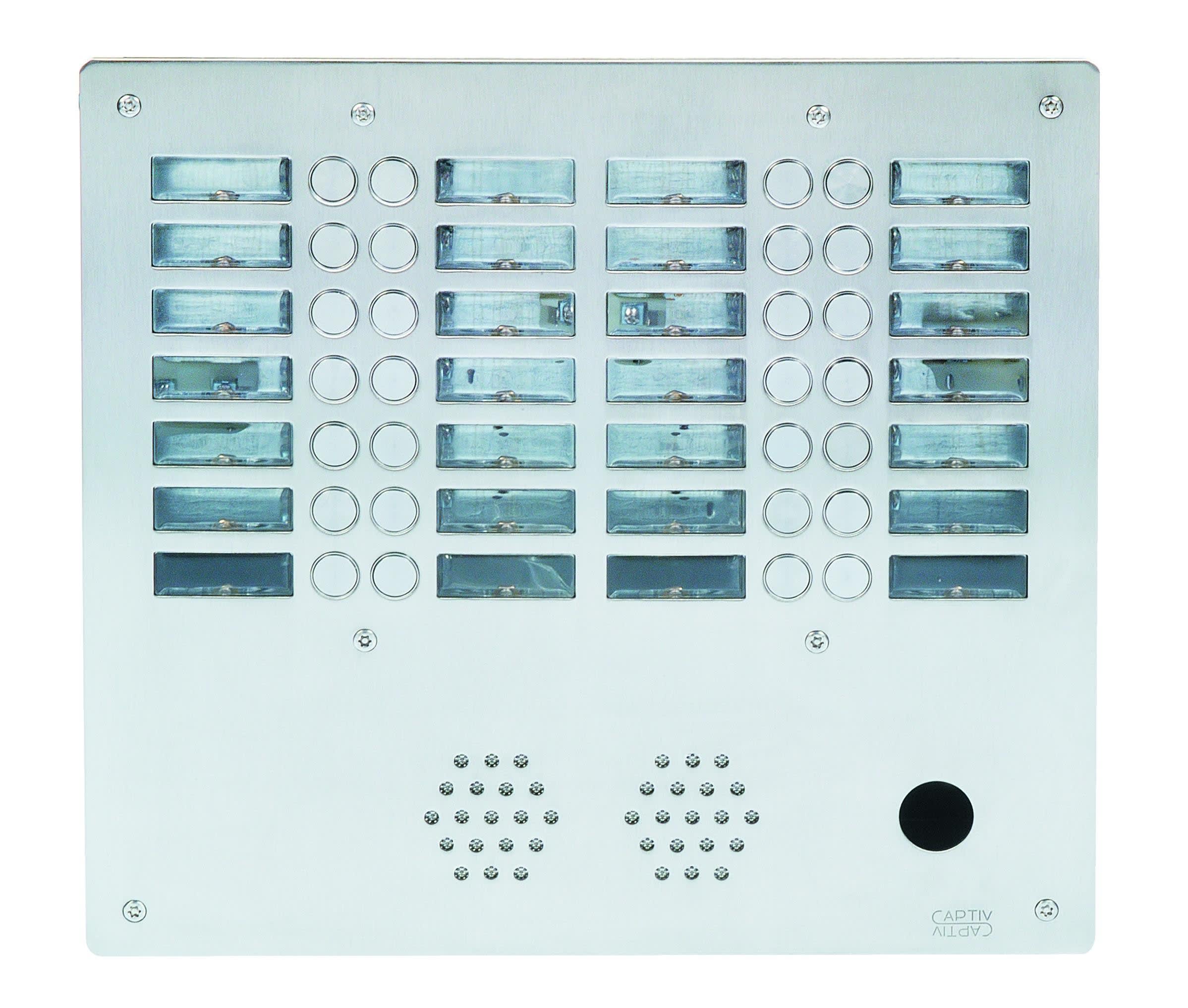 Urmet - Plaque Inox 28Bp 4R Ptt
