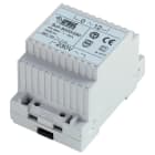 Urmet - Transformateur 230V/12Vca, 1,3A, 18VA, boîtier modulaire, protection PTC, CEI.