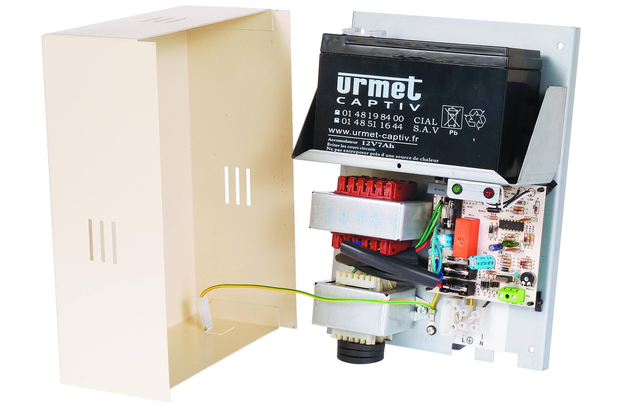 Urmet - Ce produit est Alimentation Secours Bat 12V 6Ah pour systèmes URMET