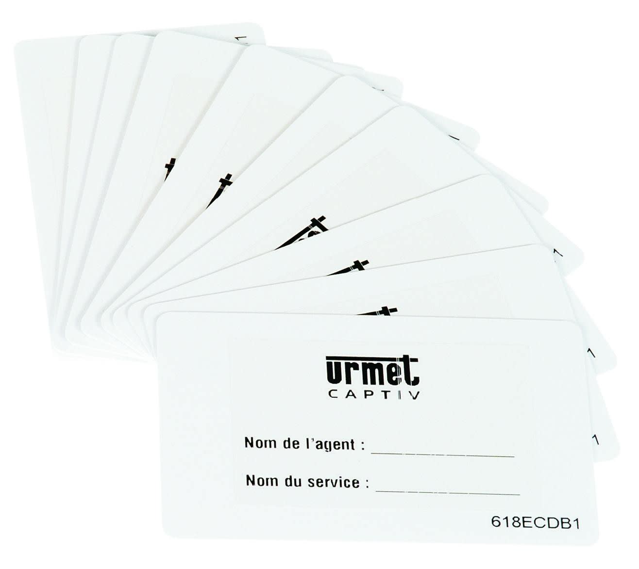 Urmet - Lot De 10 Cartes Agents Vigi