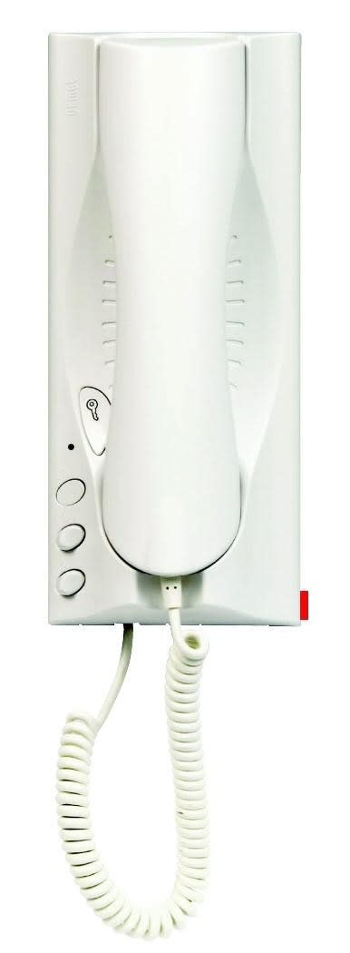 Urmet - Poste audio Bibus Atlantico, sonnerie réglable, micro, haut-parleur, blanc.