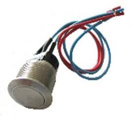 Urmet - Bouton Seul Inox No/Nf Ø 19Mm pour systèmes URMET