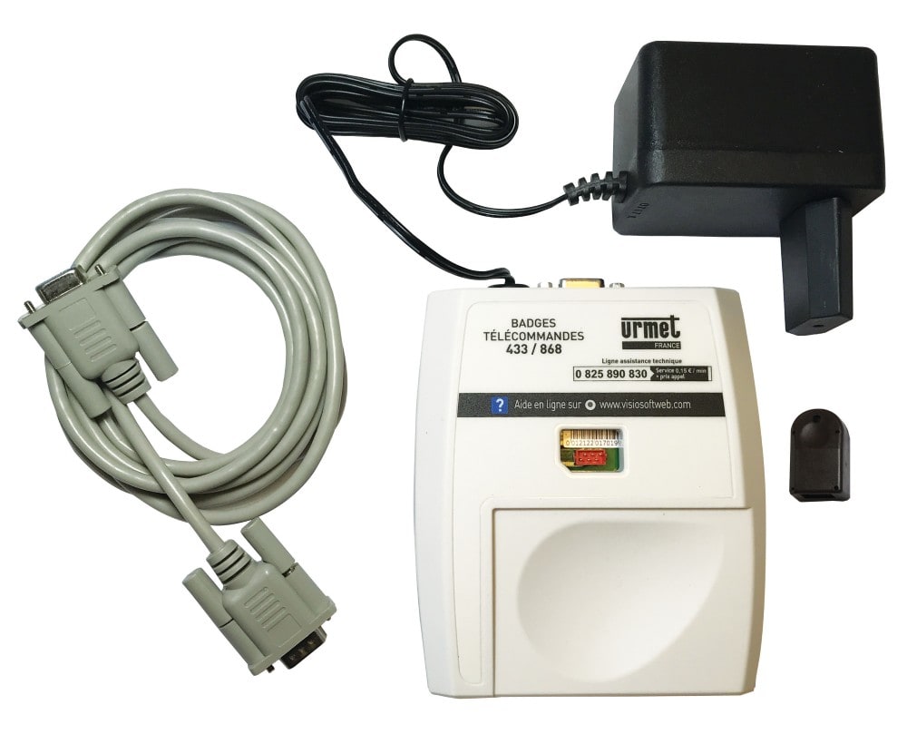 Urmet - Encodeur de badges et télécommande RS232 PROX HF 433/868, ancienne gamme.