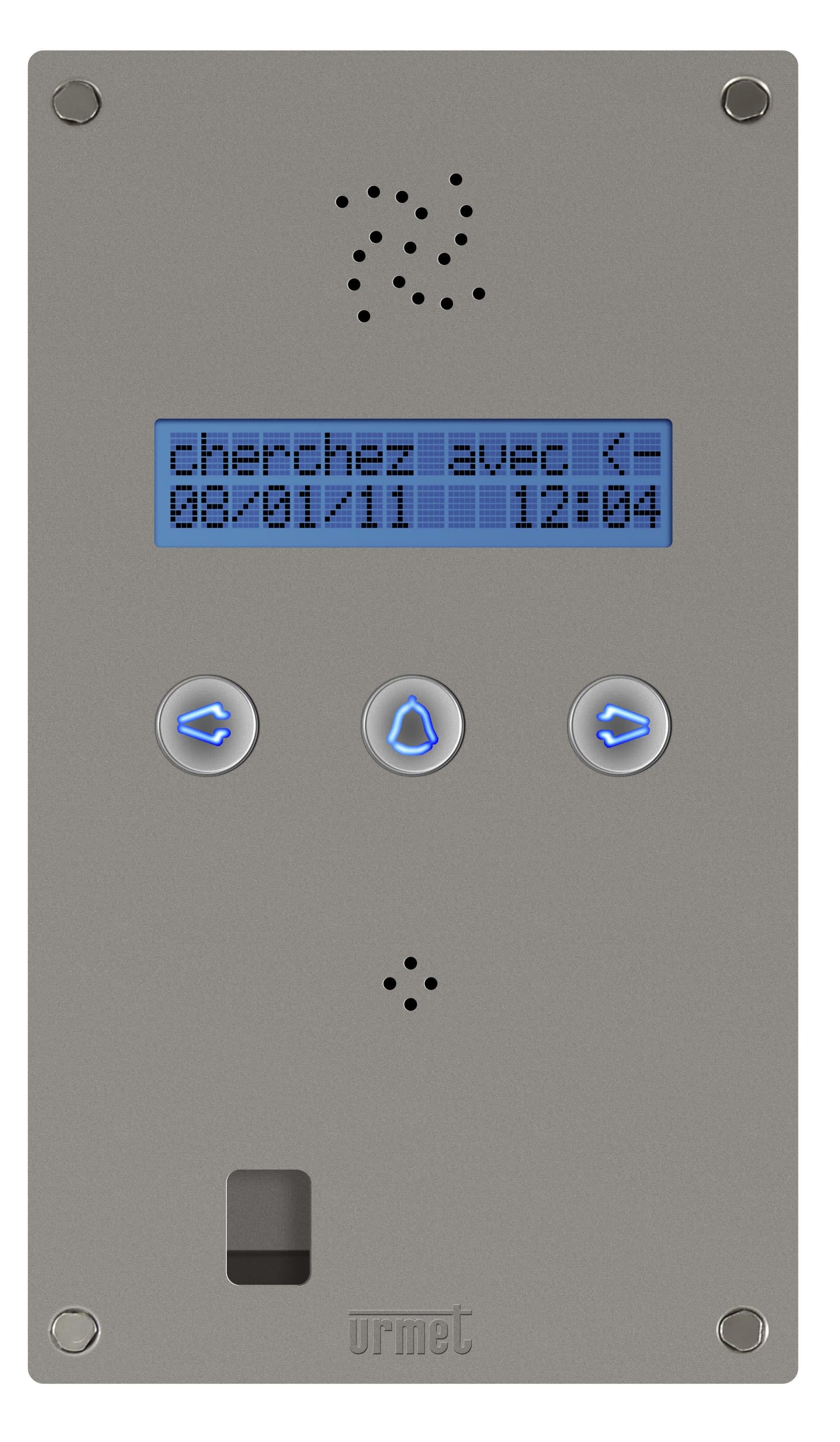 Urmet - Platine de rue à  Défilement De Noms Bibus Audio 2L Inox