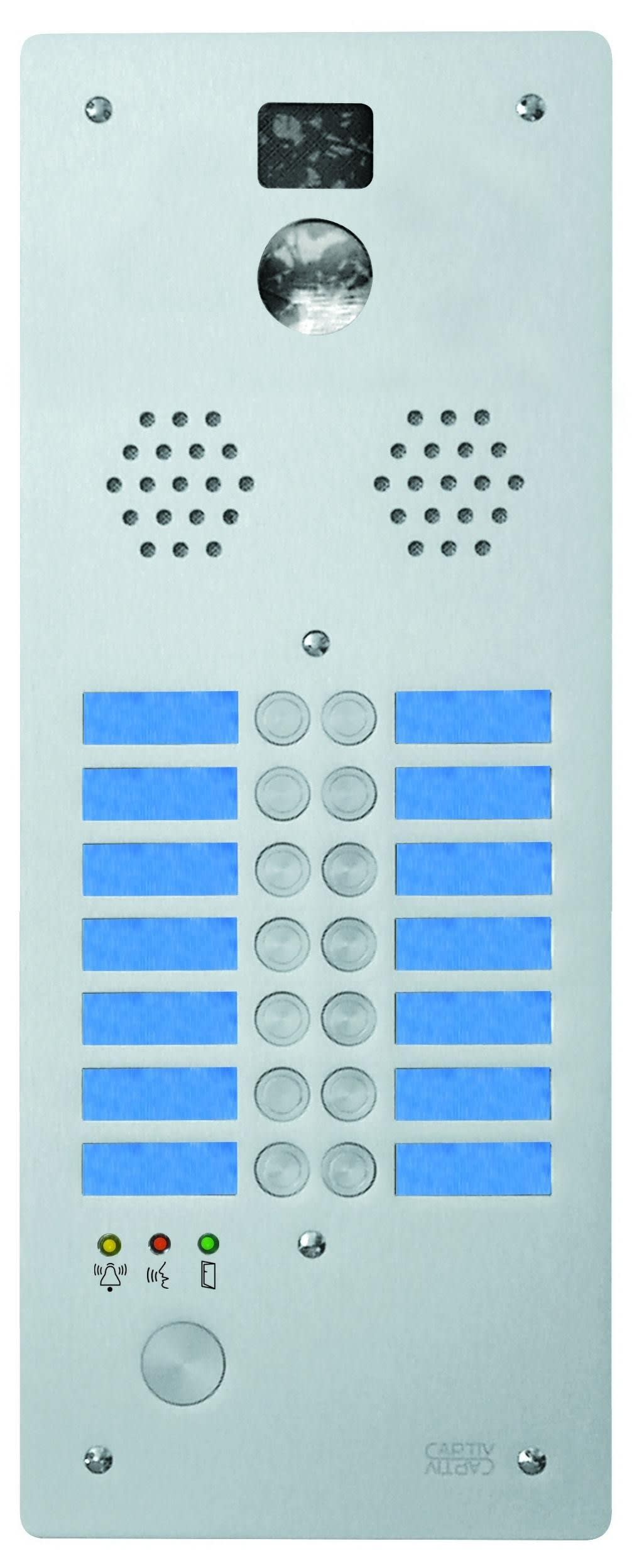 Urmet - Plaque Alu 14T Video Cablee
