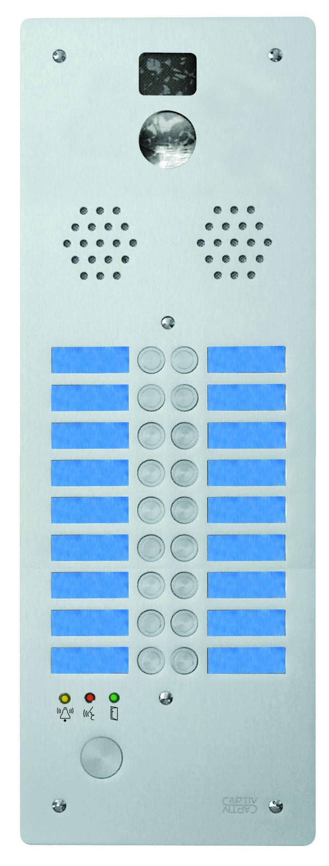 Urmet - Plaque Alu 18T Video Cablee
