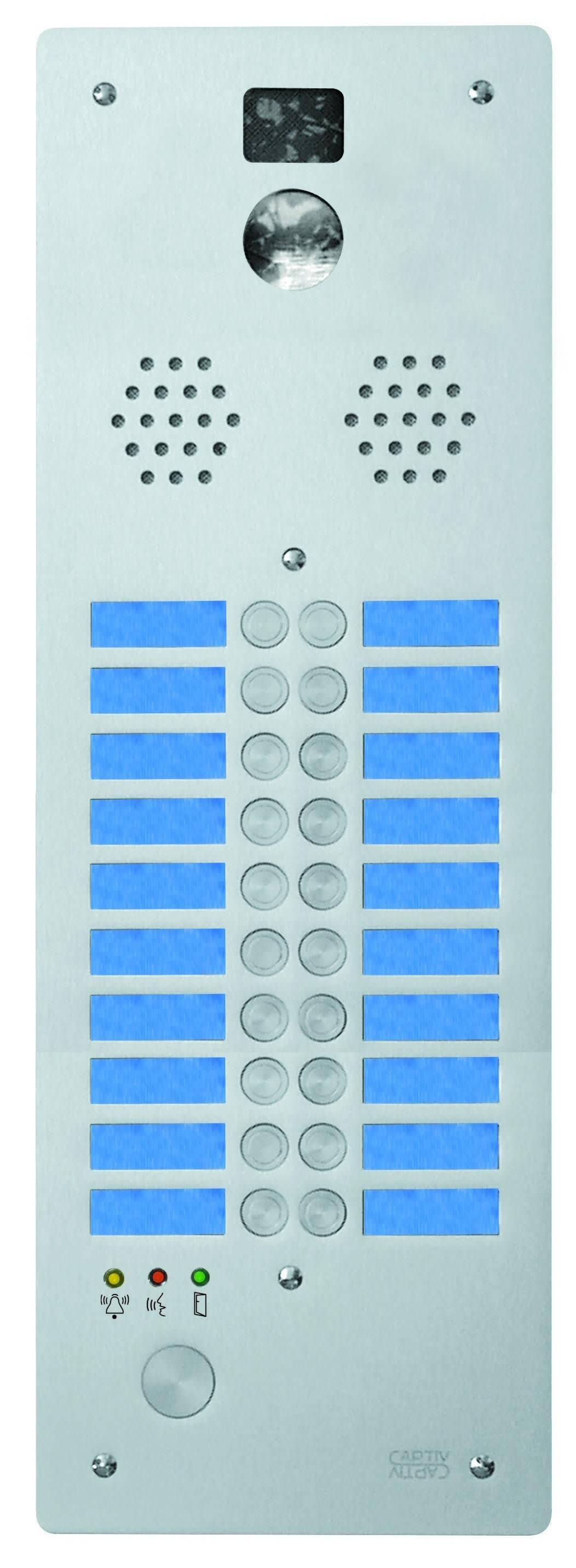 Urmet - Ce produit est Plaque Alu 20T Video Cablee pour systèmes URMET