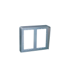 Urmet - Ce produit est Boitier Visiere Saillie 2X2 Modules pour systèmes URMET