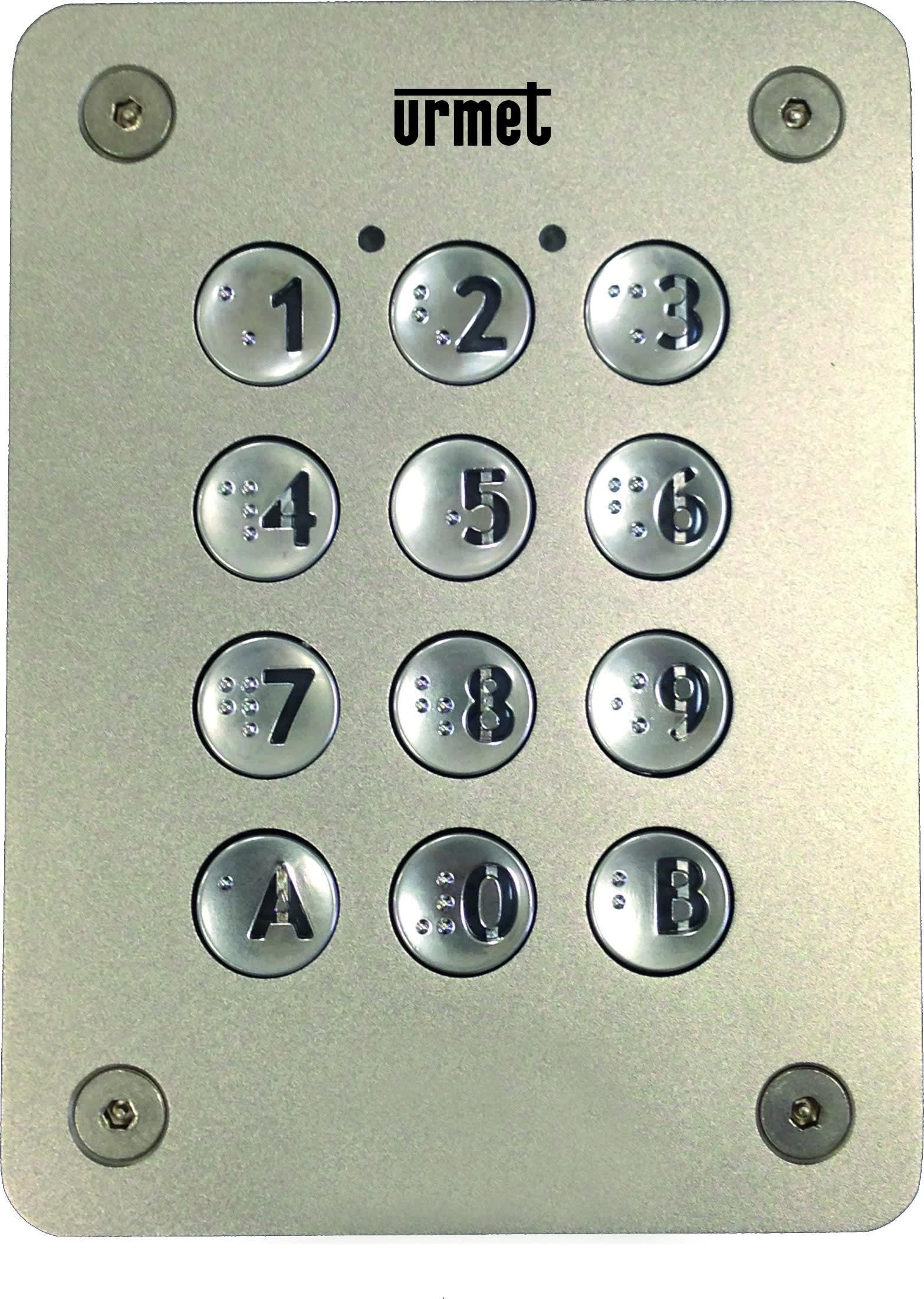 Urmet - Clavier À Codes Connecté 12 Touches 2F Inox Encastré