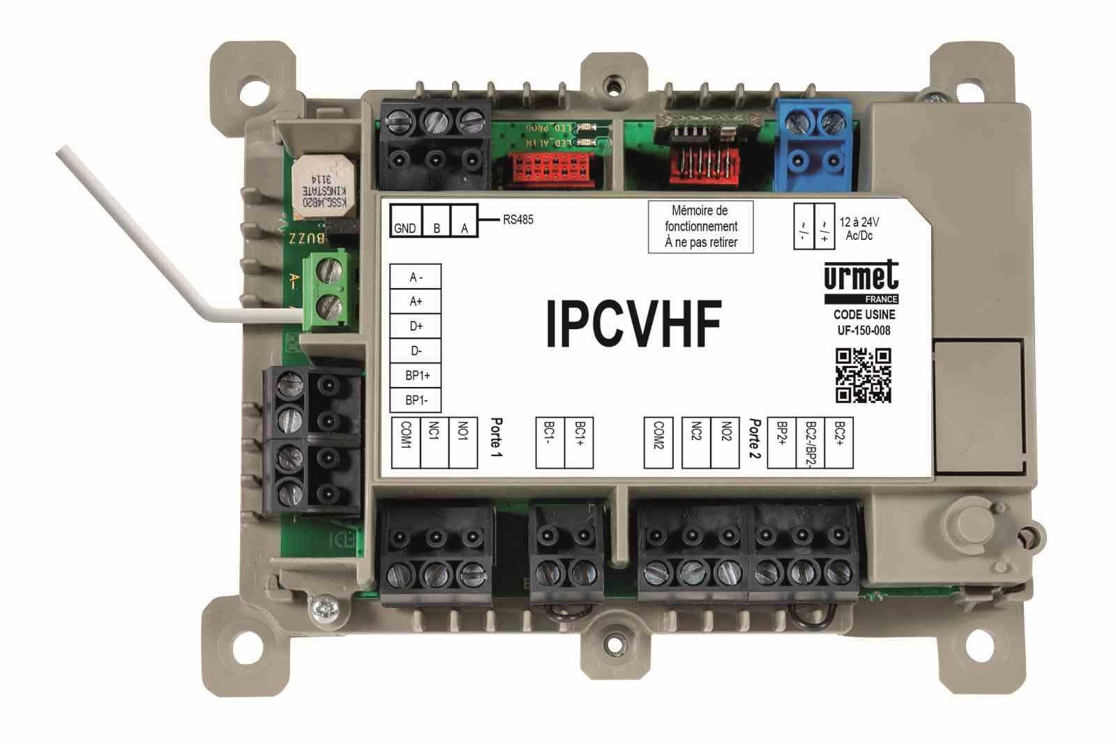 Urmet - Micro-centrale 2 portes HF 868 MHz, gestion connecté via VisiosoftWeb.