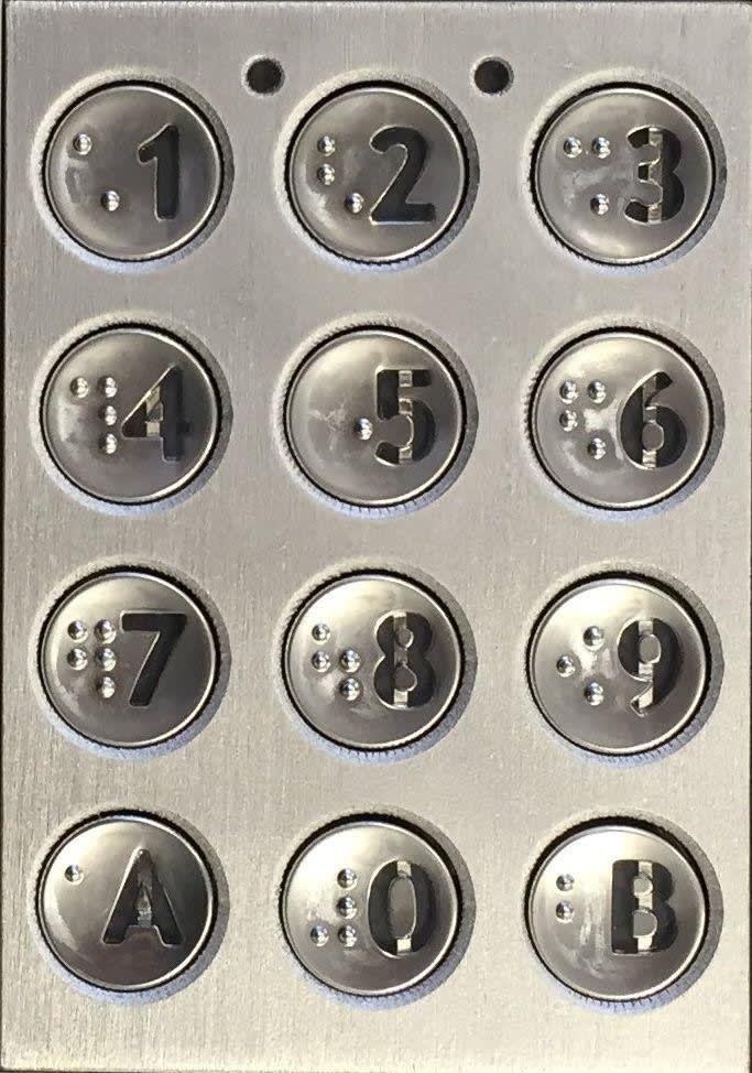 Urmet - Ce produit est Clavier 12T + Support Sav pour systèmes URMET