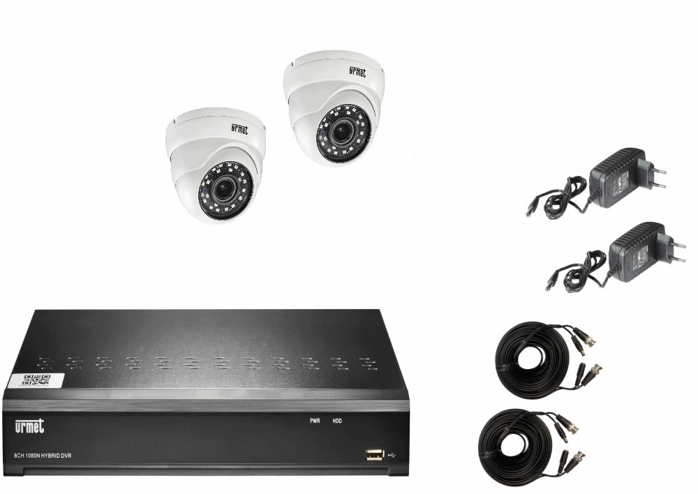 Urmet - Ce produit est Kit Ahd 2 Camdom+1Dvr pour systèmes URMET
