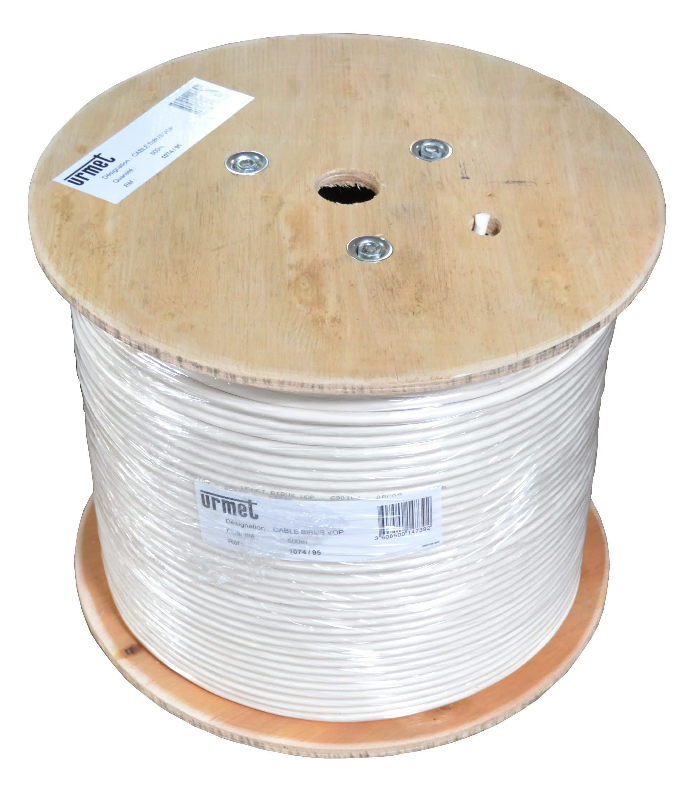 Urmet - Câble Vidéo 2Voice Haute Densité (Touret De 500M)