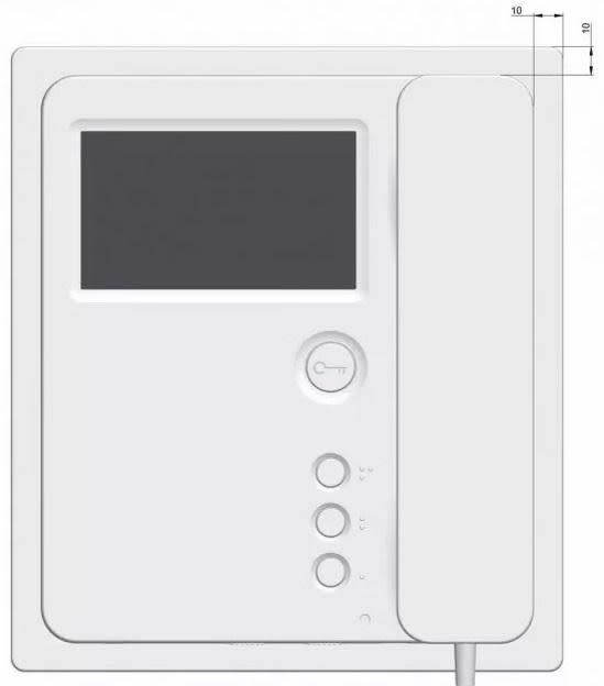 Urmet - Ce produit est Plaque De Proprete Moniteur 1750/1 pour systèmes URMET