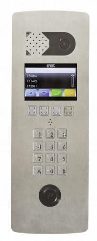 Urmet - Platine Vidéo À Défilement 2Voice Graphique - Inox Poteau Technique