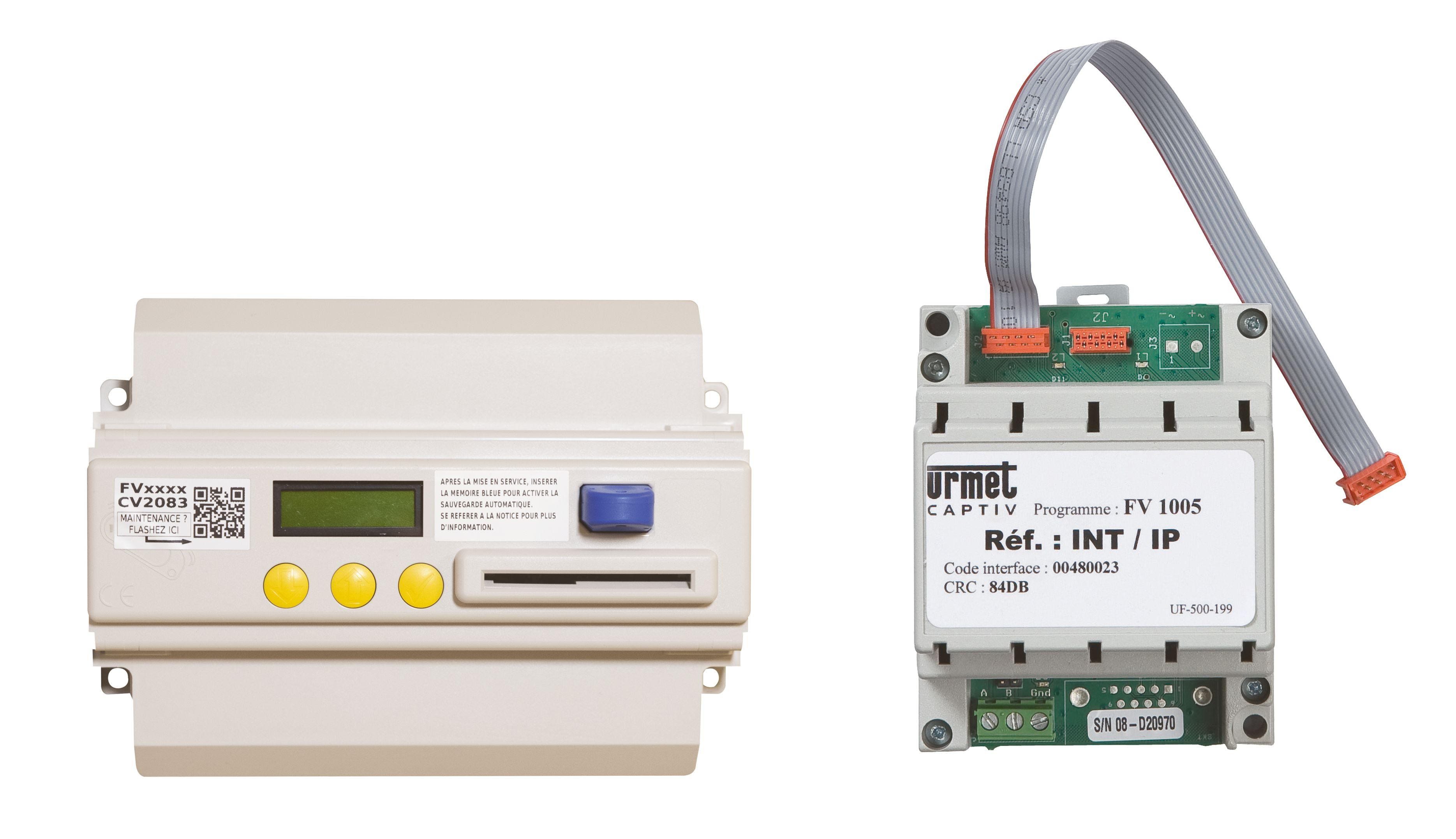 Urmet - Kit Interface Ip + Centrale Cv2083 Pour Site Connecté
