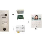 Urmet - Kit Vidéo Préprogrammé, 2Voice, Platine Et Moniteurs, 1 Rangée, 2 Boutons