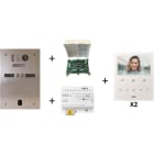 Urmet - Kit Vidéo Préprogrammé, 2Voice, Platine Et Moniteurs, 2 Rangée, 2 Boutons