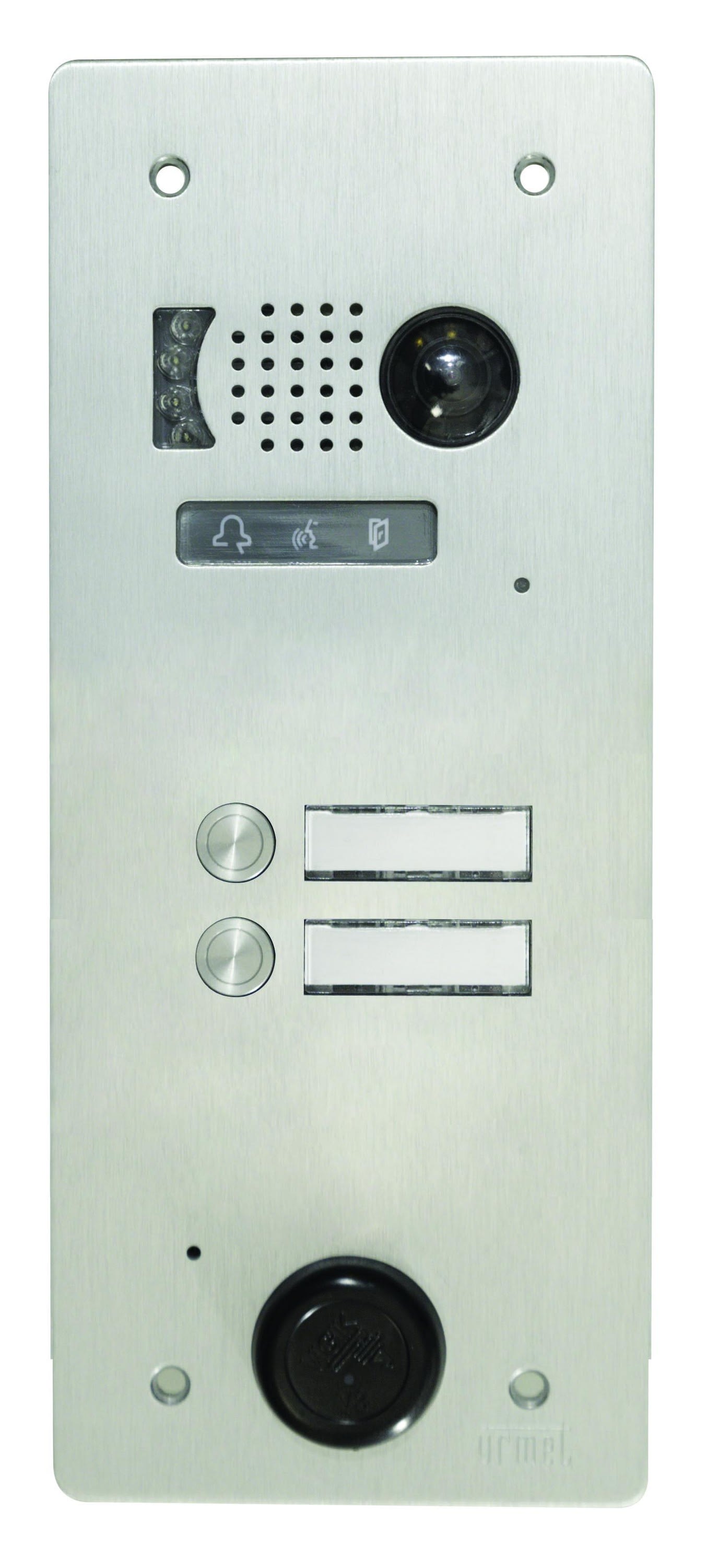 Urmet - Ce produit est Plaque de rue vidéo 1 rangée 2 touches pour systèmes URMET