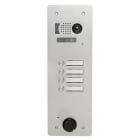 Urmet - Plaque à boutons Video Alu 1 Rangée 4 Boutons 2Voice