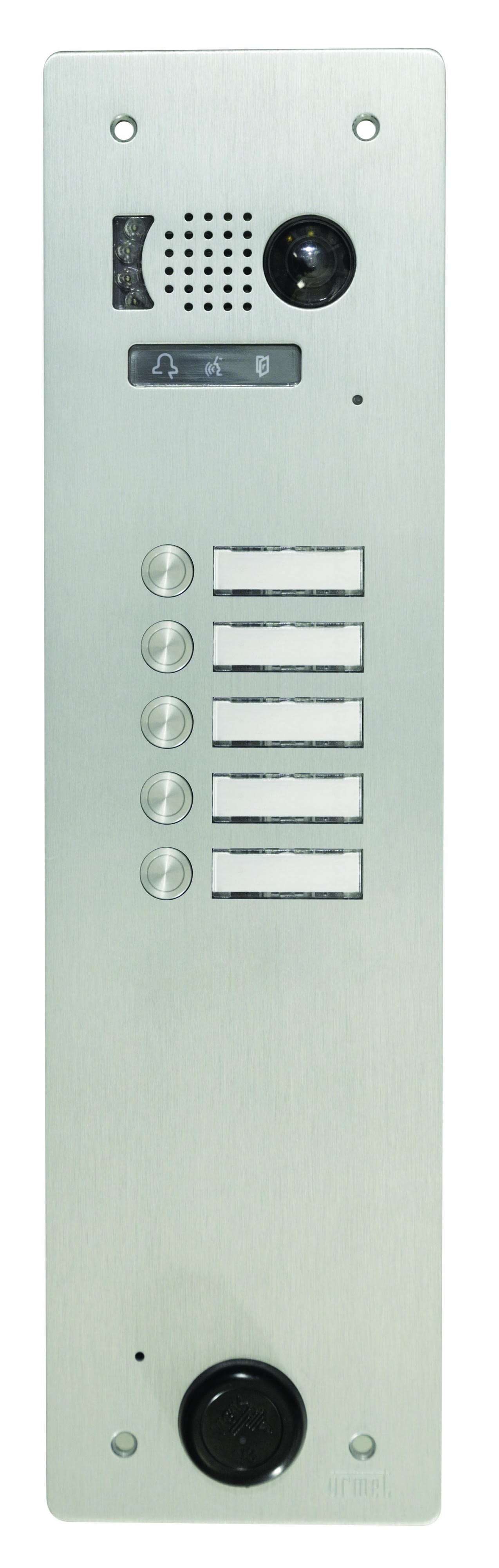 Urmet - Plaque Video Alu 5 Bp 2Voice