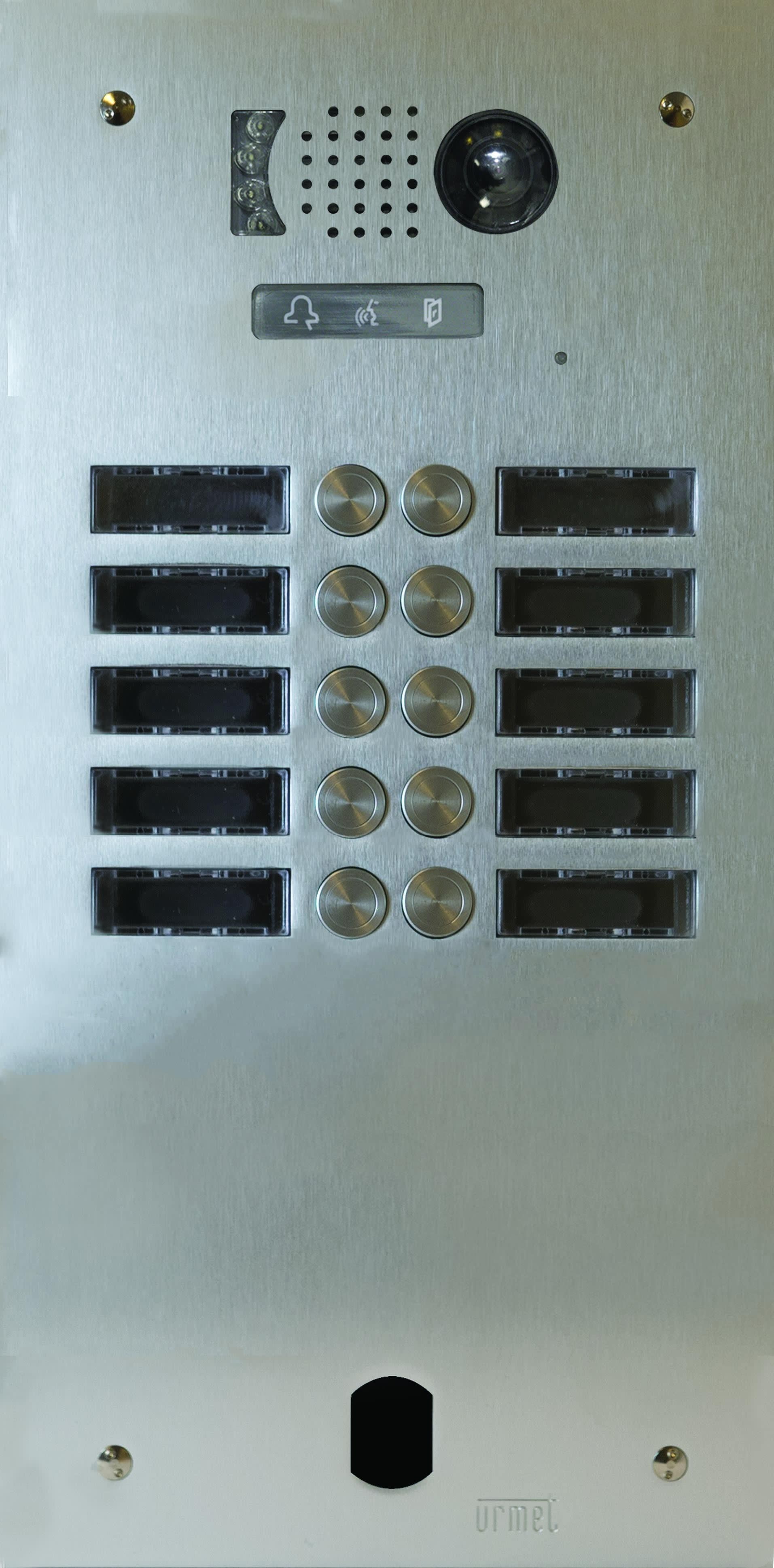 Urmet - Plaque Video Alu 2R 10 Bp 2Voice