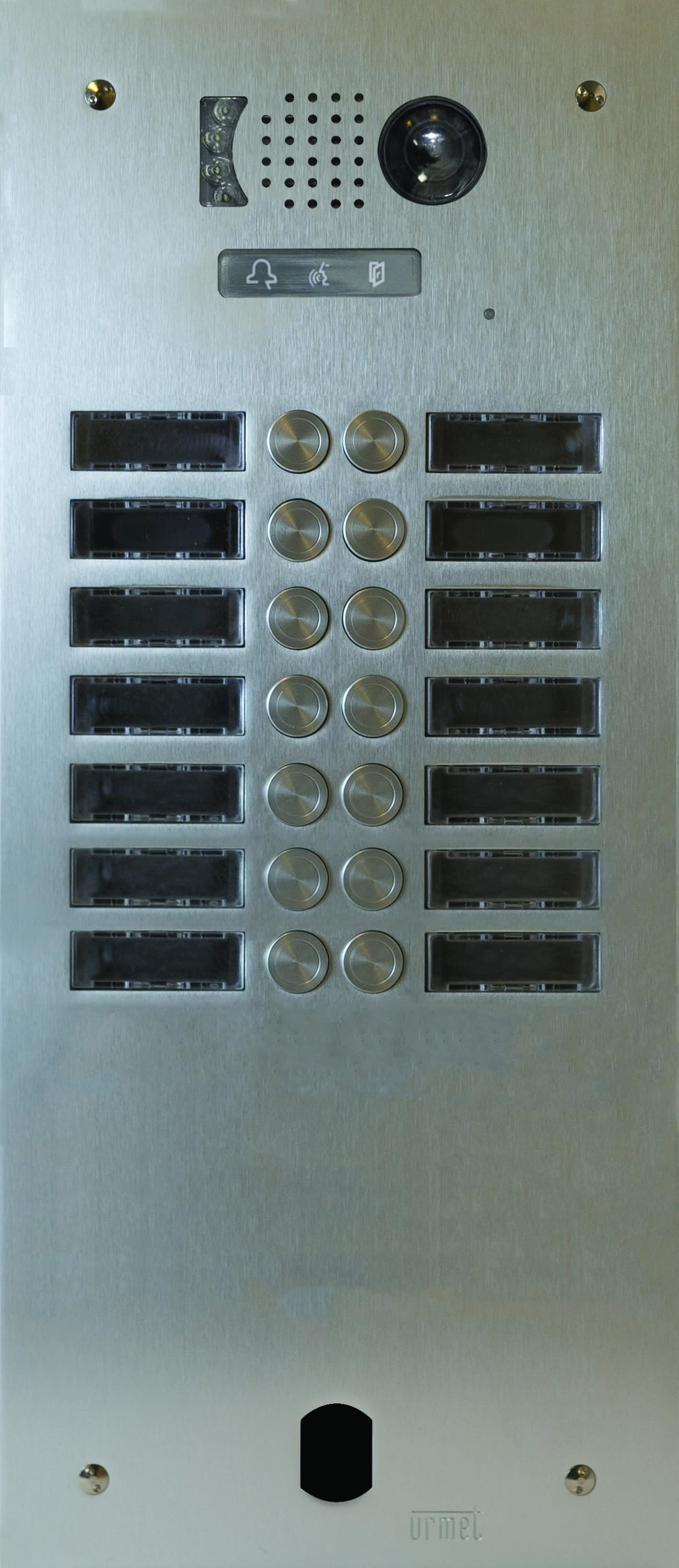 Urmet - Ce produit est Plaque Video Alu 2R 14 Bp 2Voice pour systèmes URMET