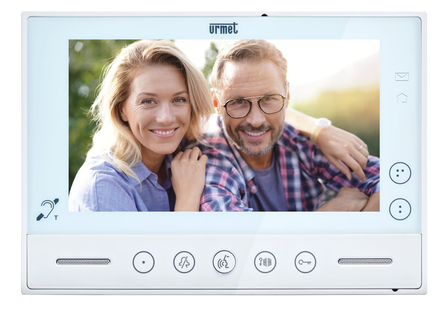 Urmet - Moniteur Vidéo 2Voice Modo, Écran 7 Pouces, Blanc