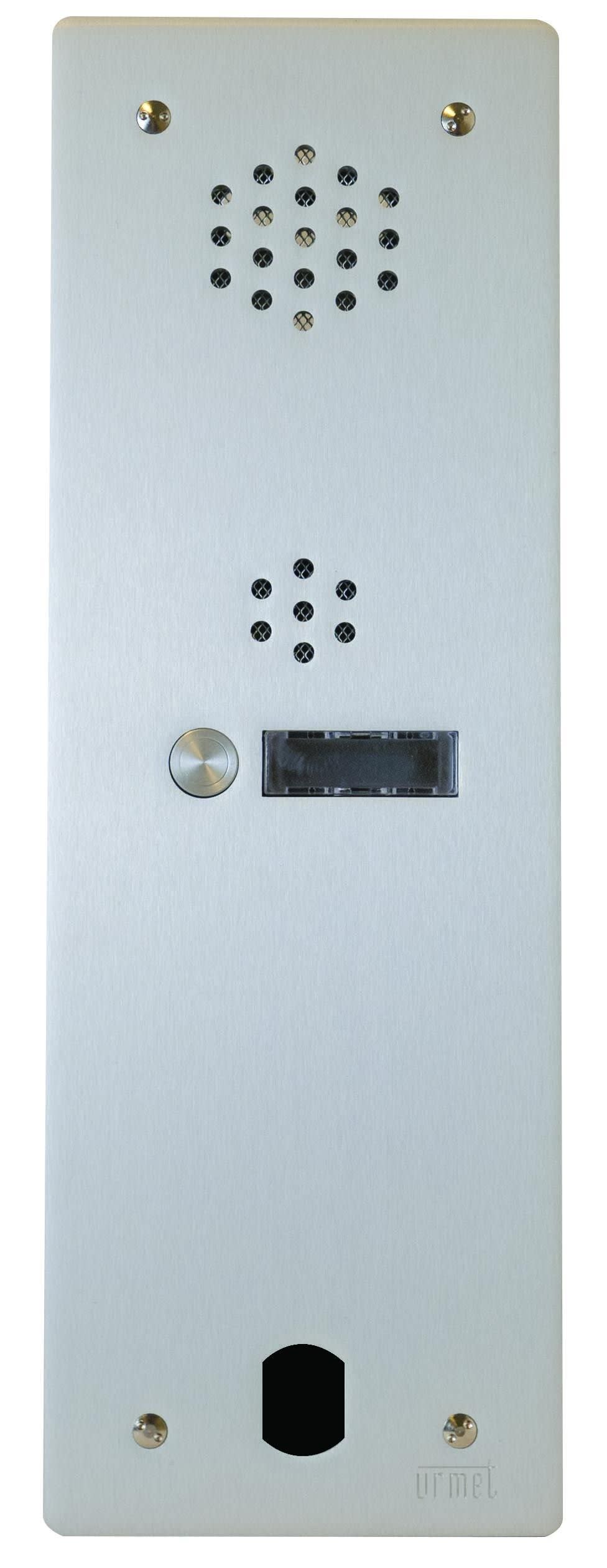 Urmet - Plaque Audio Alu 1 Bp 2Voice Complete