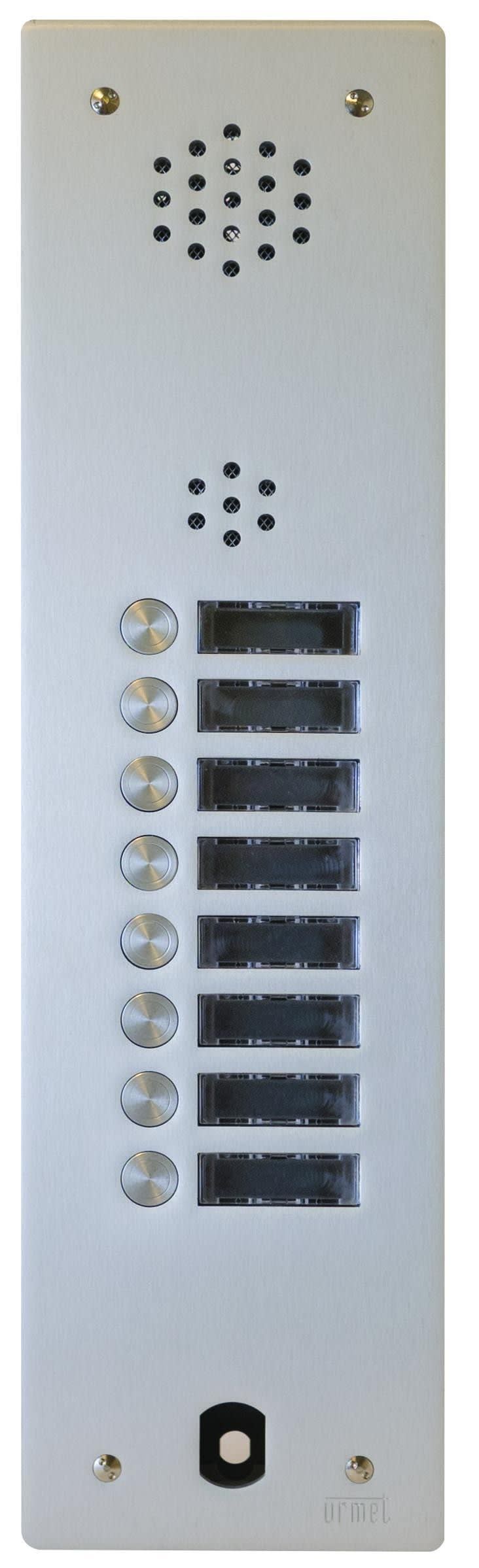 Urmet - Plaque Audio Alu 8 Bp 2Voice Complete