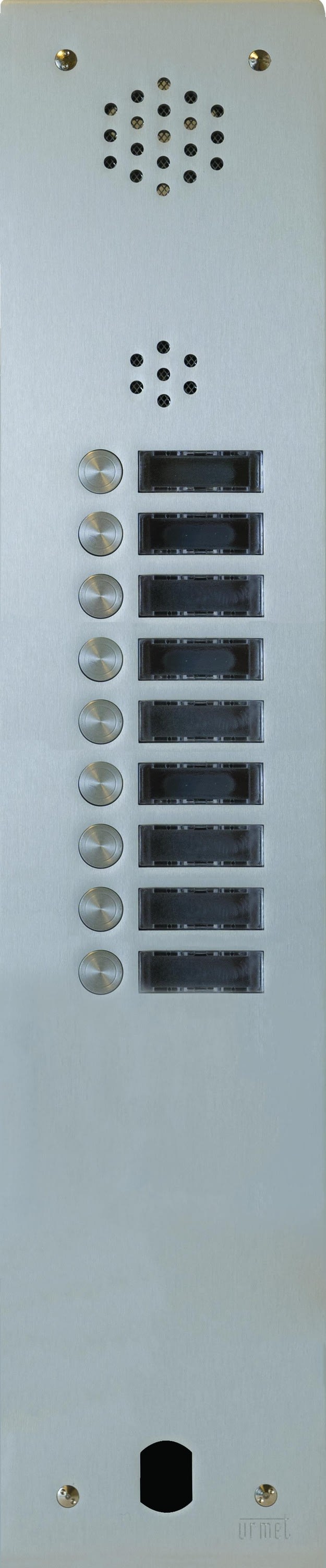 Urmet - Ce produit est Plaque Audio Alu 9 Bp 2Voice Complete pour systèmes URMET