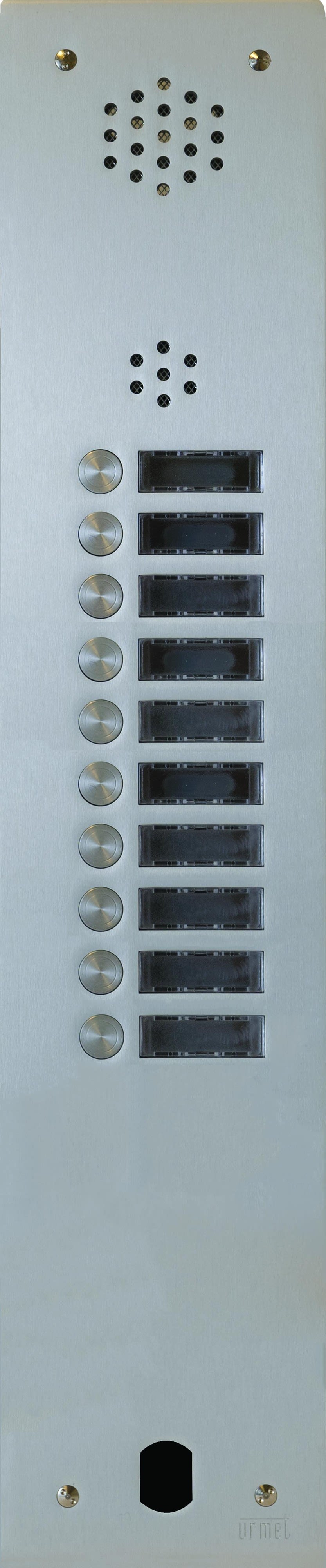 Urmet - Plaque Audio Alu 10 Bp 2Voice Complete