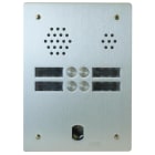 Urmet - Plaque Audio Alu 2R 4Bp 2Voice Complete