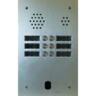 Urmet - Plaque Audio Alu 2R 6Bp 2Voice Complete