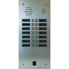 Urmet - Plaque Audio Alu 2R 14Bp 2Voice Complete