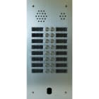 Urmet - Plaque Audio Alu 2R 16Bp 2Voice Complete