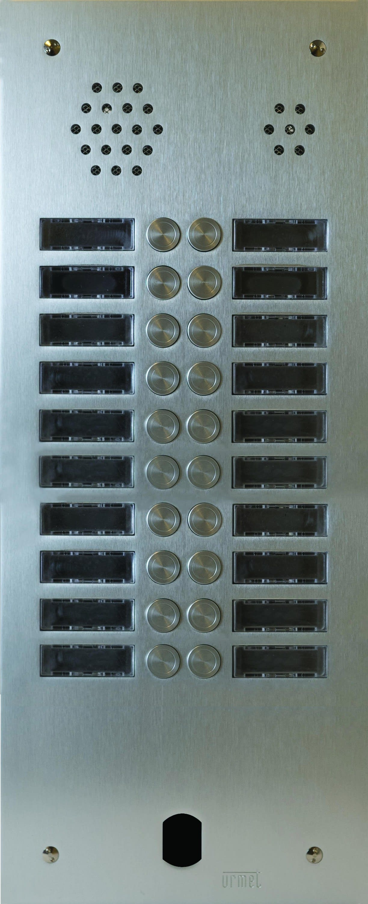 Urmet - Plaque Audio Alu 2R 20Bp 2Voice Complete